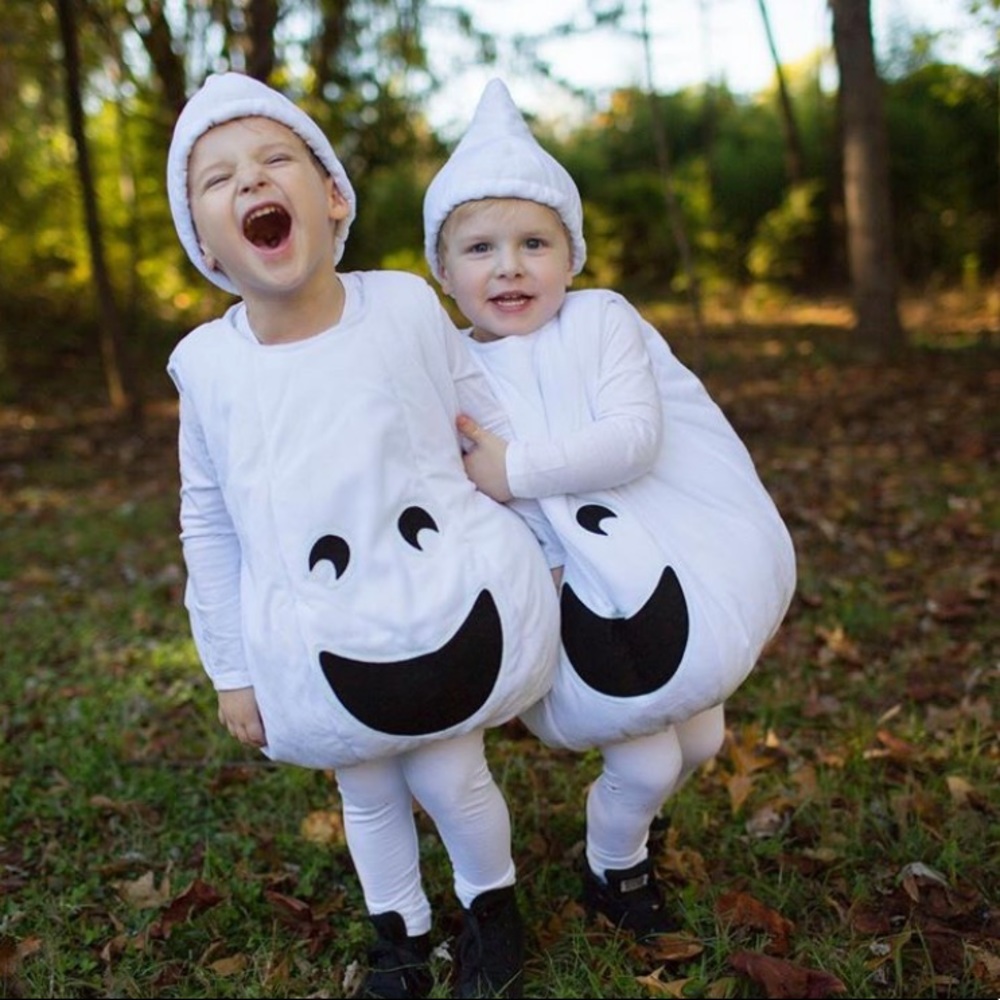 Pottery Barn Kids ghost costumes!